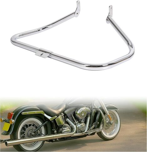 KUAFU Highway Crash Bar Compatible with 2000-2017 Harley Heritage Softail Fat Boy Springer FLST Replacement for HD49004-00 Engine Guard Chrome in Saudi Arabia