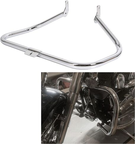 KUAFU Highway Crash Bar Compatible with 2000-2017 Harley Heritage Softail Fat Boy Springer FLST Replacement for HD49004-00 Engine Guard Chrome in Saudi Arabia