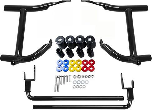 Saddle Bag Guards for 2009-2025 Harley Touring Street Glide Road Glide Road King Electra/Ultra (Black) in Saudi Arabia