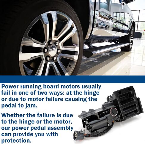 Power Running Board Motor Assembly with Front & Rear Bracket -Left Driver Side- Fit for 2015-2017 Ford Expedition & Lincoln Navigator, Fit 119.0 Inch Wheelbase, Replace FL7Z-16A507-A & 7L7Z16A507C in Saudi Arabia