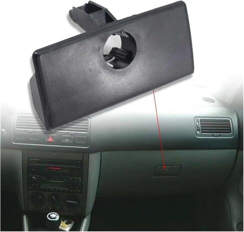 Car Glove Box Handle Cover Lid Lock Hole Professional Car Accessories Interior VW/Bora Fit for Golf 4 MK4 1999-2004(Cream Coloured) in Saudi Arabia