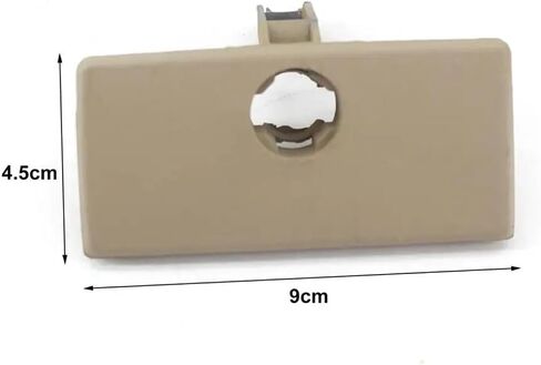 Car Glove Box Handle Cover Lid Lock Hole Professional Car Accessories Interior VW/Bora Fit for Golf 4 MK4 1999-2004(Cream Coloured) in Saudi Arabia