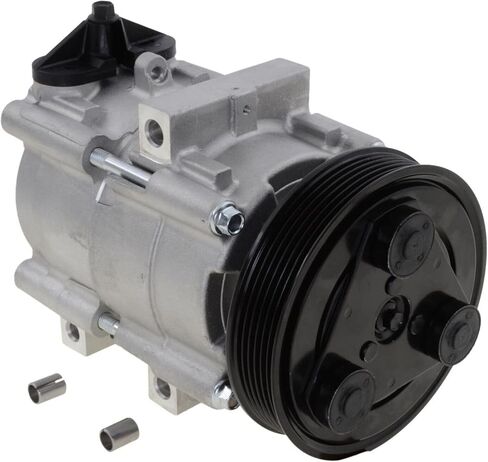 AC Compressor with Clutch for Ford for Focus 2003-2007 6-Groove Pulley 13439662 6512389 129-0020 in Saudi Arabia