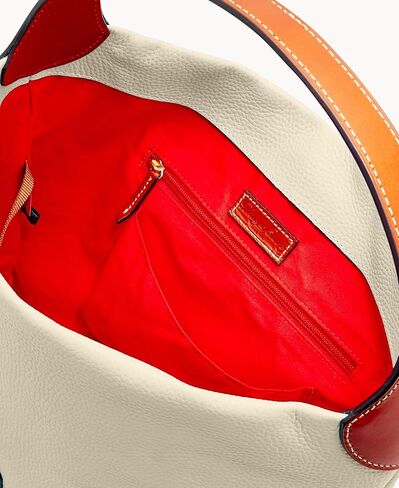 Dooney & Bourke Handbag & Wallet Set, Pebble Grain Leather Logo Lock Shoulder Bag and Coin Purse for Women in Saudi Arabia