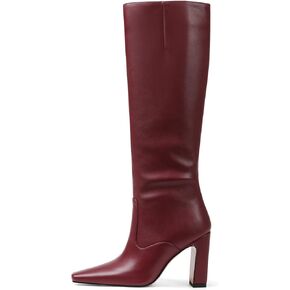 Lovee Cosee Women's Knee High Boots 2025 Chunky Block Heel Square Toe with Side Zipper Fall Winter Comfort Boots for Work Commute Office Walking & Night Events in Kuwait