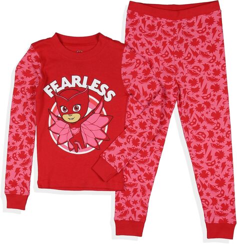 PJ Masks Toddler Girls 'Owlette Fearless 2 قطعة طويلة الأكمام Pajama in Saudi Arabia