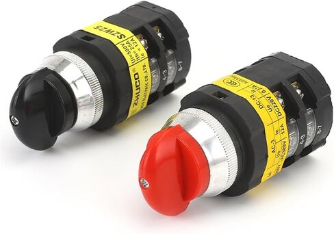 SZW25-30D/2 25A لوحة المقبض الأسود الأحمر الثلاثة الموضع اثنين من مفتاح التلامس الفضي اثنين in Saudi Arabia