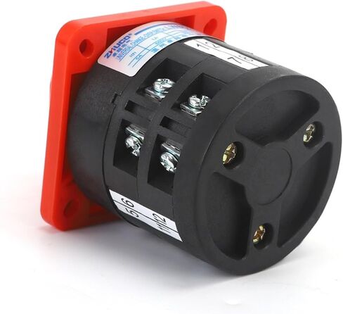 LW6D-2/B184 5A 3 Position 2-0-1 Red Panel Adjustable Transfer Electrical Rotary Universal Changeover Cam Switch in Saudi Arabia