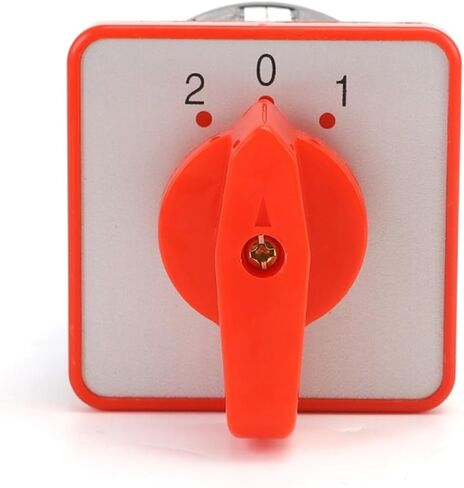 LW6D-2/B184 5A 3 Position 2-0-1 Red Panel Adjustable Transfer Electrical Rotary Universal Changeover Cam Switch in Saudi Arabia