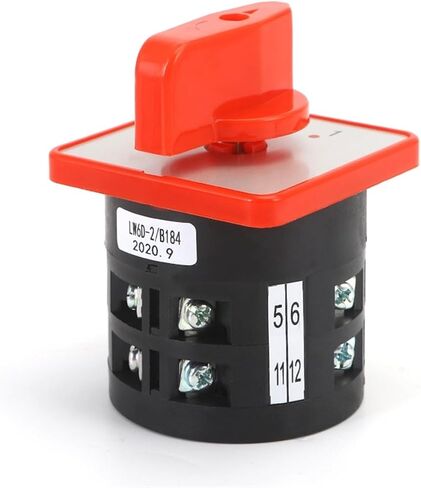 LW6D-2/B184 5A 3 Position 2-0-1 Red Panel Adjustable Transfer Electrical Rotary Universal Changeover Cam Switch in Saudi Arabia
