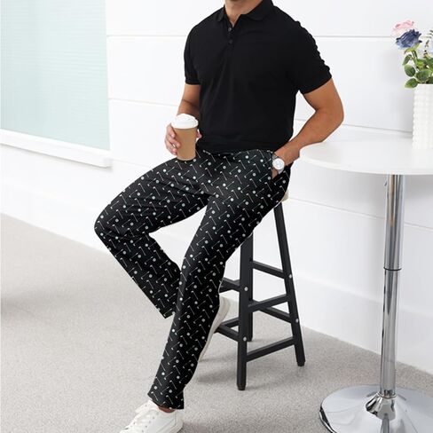 Men's Golf Lightweight Dress Pants Stretch Work with Pockets Running Comfy Work Pants in Kuwait