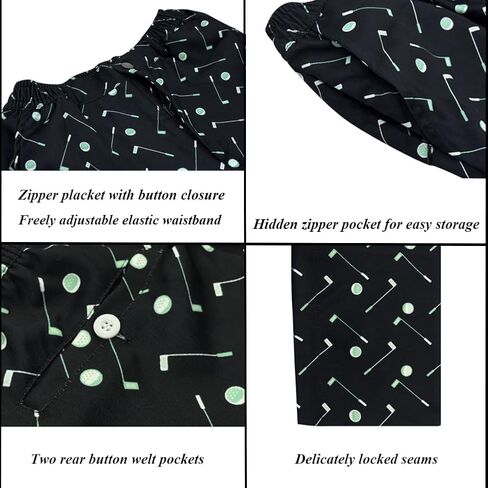 Men's Golf Lightweight Dress Pants Stretch Work with Pockets Running Comfy Work Pants in Kuwait
