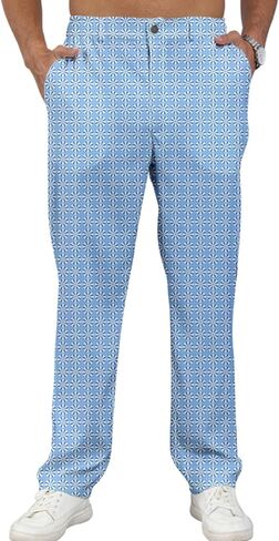 Men's Golf Lightweight Dress Pants Stretch Work with Pockets Running Comfy Work Pants in Kuwait