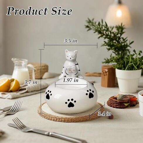 حامل شمعة Tealight ، حامل شمعة Cat Cat لعرض الجدول ، حامل شمعة مزخرفة ، هدية حامل شاي لعشاق القط ، الحفلات و Housewarming (شمعة غير متضمنة) in Saudi Arabia