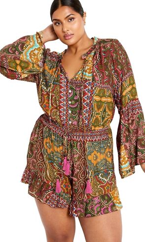 City Chic Erica Playsuit in Kuwait