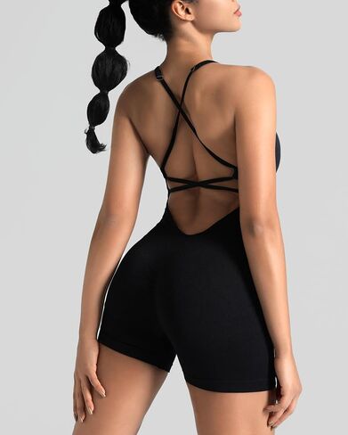 تجريب strappy Romper for Women-Criss-Criss-Cross One Peace Phemsuit و Seamless Control Control Activewear for Gym & Yoga in Saudi Arabia