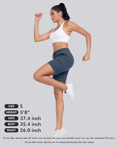 CHRLEISURE Women's Hiking Cargo Shorts, 7'' Zipper Pockets Quick Lightweight Summer Shorts for Women Athletic Golf in Kuwait