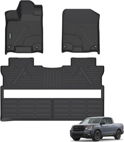 ANBINGO®-Floor Mats Custom for VW Golf/Golf Alltrack/Golf GTI/Golf R/Golf Sportwagen MK7 2015-2021 Waterproof Car Mats All Weather Mats Floor Liners VW Accessories Front& Rear Full Set Black in Saudi Arabia