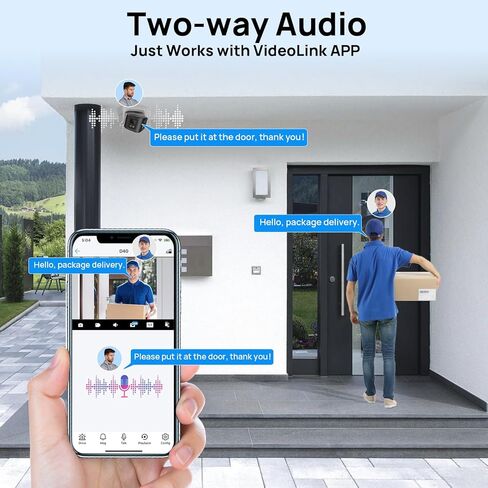 PANOEAGLE 4MP POE Camera,Dual Illumination Panoramic Network Camera with 180° View,Smart Dual Light Night Vision,Human Vehicle Detection,2 Way Audio,SD(512G),IP67,Compat in Kuwait