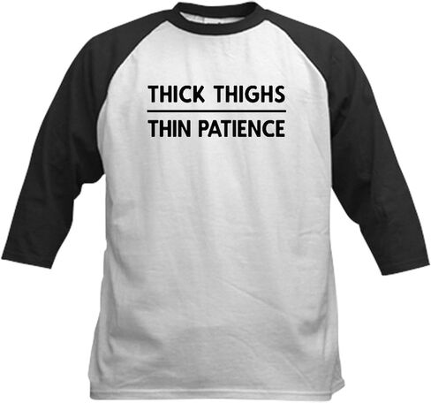 CafePress Funny Cute Women's Quote Merch Baseball Jersey Kids Cotton Baseball Jersey, 3/4 Raglan Sleeve Shirt in Saudi Arabia