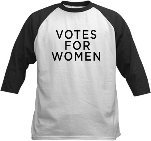 Cafepress أصوات لسيدات البيسبول جيرسي كيدز بيسبول جيرسي ، 3/4 قميص راجلان. in Saudi Arabia