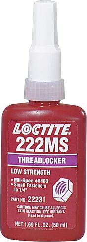 Loctite 222ms Low Prength Thread Locker ، 22221 ، Purple ، 10 ML Bottle in Kuwait