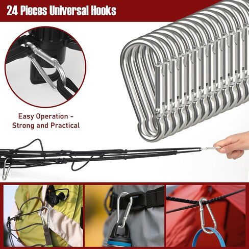 2 Pack Cargo Net for Pickup Truck Bed, 4' x 6' Heavy Duty Bungee Mesh, Simple Car Cargo Mesh Organizer with 24 Hooks Suitable for Pickup Truck Bed, SUV, Small Trailer Cargo in Saudi Arabia