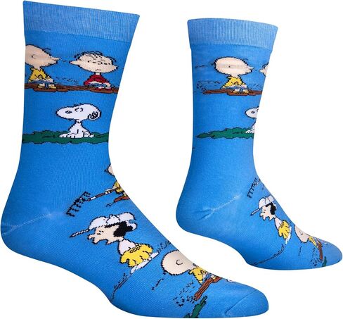 Odd Sox - جوارب رائعة، خنزير صغير، شريط كوميدي من الفول السوداني، هدية ممتعة لشخصية تشارلي براون، للكبار in Kuwait