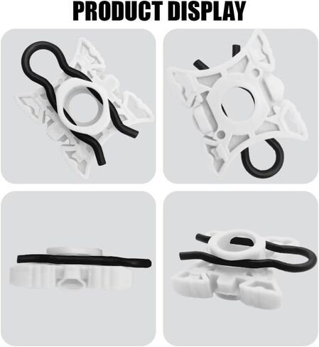 4PCS Window Regulator Sliding Pivot Clips, Automotive Clips, 1.09" x 1.3" Side Window Glass Lift Adjuster Slider Clamp Fit for E32 E34 E36 Z3 Z4 323i M3 M5, Replace OEM# 51321938884 (Blue) in Saudi Arabia