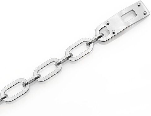 سوار قفل بدوره مقعدًا 18 ألفًا ， سوار سلسلة الفولاذ المقاوم للصدأ الكلاسيكية للرجال والنساء in Kuwait
