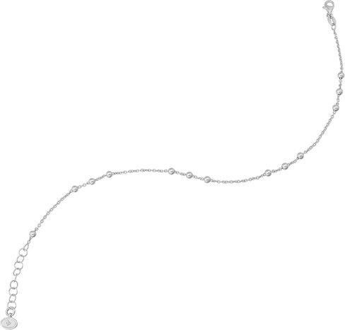 Silpada 'Bead Up' Sterling Silver Anklet ، 9 " + 1" in Saudi Arabia