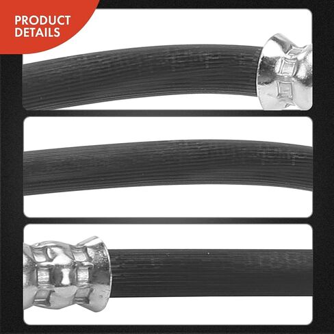 A-Premium Brake Hydraulic Hose Compatible with Select Hyundai Models - Accent 2013 2014 2015 2016 2017 1.6L - Replace# 587371R000 in Saudi Arabia