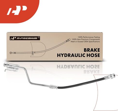 A-Premium Brake Hydraulic Hose Compatible with Select Hyundai Models - Accent 2013 2014 2015 2016 2017 1.6L - Replace# 587371R000 in Saudi Arabia