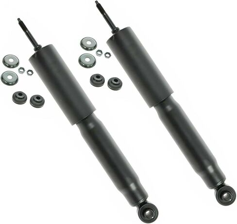 Detroit Axle - 4WD Front 6pc Shock Absorbers Kit for 1997-2003 Ford F-150, 4 Front and Rear Shock Absorbers 2 Sway Bars 1997 1998 1999 2000 2001 2002 2003 Replacement in Saudi Arabia