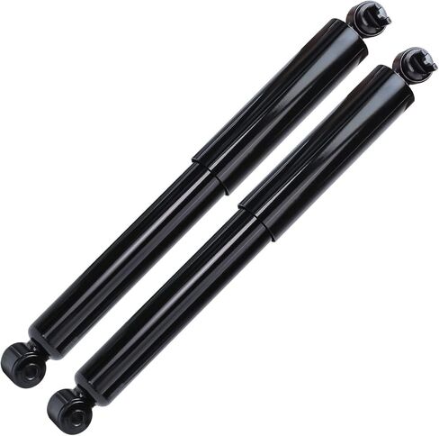 Detroit Axle - Front and Rear Shock Absorbers for 1997-2006 Jeep Wrangler, 4 Complete Shock Absorbers Assembly 1998 1999 2000 2001 2002 2003 2004 2005 Replacement in Saudi Arabia