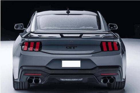 جناح المفسد الجذع الخلفي مناسبة لفورد موستانج S650 2024 2025 EcoBoost/Dark Horse/GT Performance Plackage Package Gloss Black Lip Explistories in Saudi Arabia
