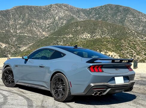 جناح المفسد الجذع الخلفي مناسبة لفورد موستانج S650 2024 2025 EcoBoost/Dark Horse/GT Performance Plackage Package Gloss Black Lip Explistories in Saudi Arabia