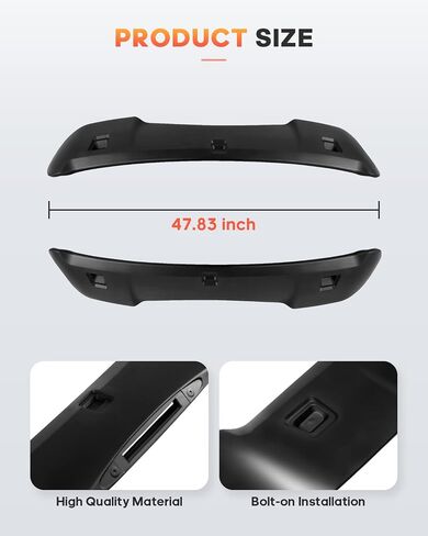 Findauto ABS Window Window Window Winding Wing مع نمط مصنع المصنع للفرامل الثالثة للفترة 2012-2016 لـ Honda CRV CR-V Trunk Lip Spoiler in Saudi Arabia