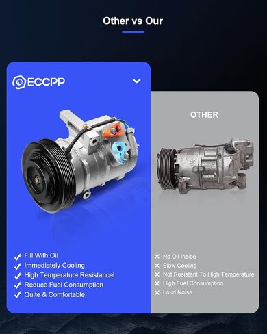 ضاغط مكيف الهواء ECCPP مع قابض 2007-2011 مناسب لضاغط التيار المتردد لكزس GS350 3.5L CO 11584C in Kuwait