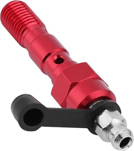 Banjo Bolt ، Universal M10x1.25mm mylinder brake player scliper scliper screw banjo blood blade nipple مع استبدال غطاء الغبار للدراجة النارية (أحمر) in Kuwait
