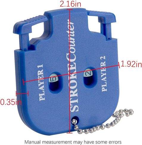 Mini Score Counter Golf Stroke Shot Putt Tally Keeper Number with Key Chain (Pack of 2) in Saudi Arabia