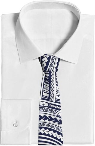Blue Mini Flower Swirl Print Men'S Necktie Printed Skinny Tie Neck Tie Business Wedding Formal Fashion Causal Necktie in Kuwait