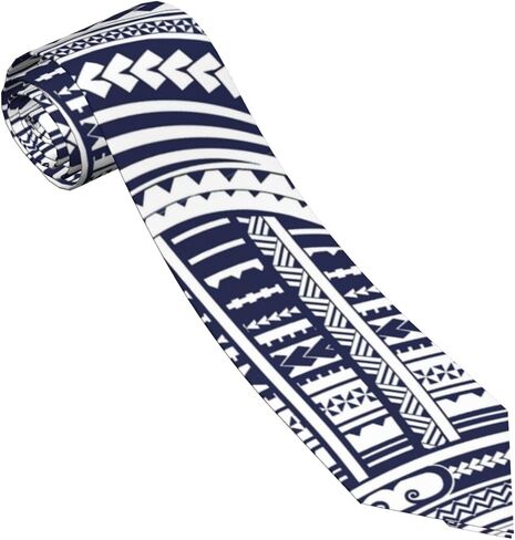 Blue Mini Flower Swirl Print Men'S Necktie Printed Skinny Tie Neck Tie Business Wedding Formal Fashion Causal Necktie in Kuwait