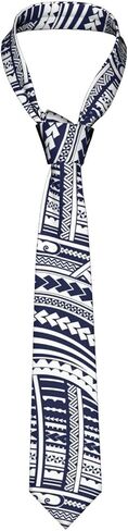 Blue Mini Flower Swirl Print Men'S Necktie Printed Skinny Tie Neck Tie Business Wedding Formal Fashion Causal Necktie in Kuwait