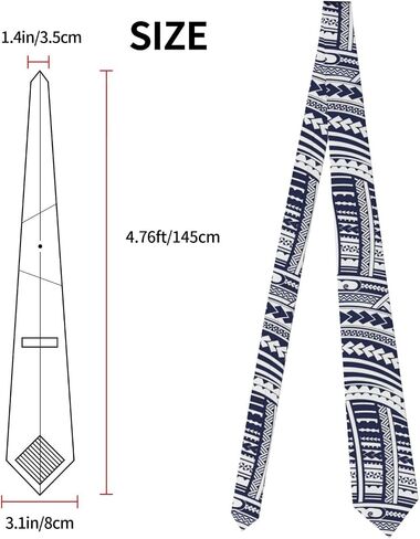 Blue Mini Flower Swirl Print Men'S Necktie Printed Skinny Tie Neck Tie Business Wedding Formal Fashion Causal Necktie in Kuwait