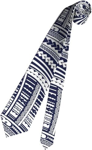 Blue Mini Flower Swirl Print Men'S Necktie Printed Skinny Tie Neck Tie Business Wedding Formal Fashion Causal Necktie in Kuwait