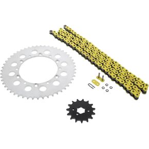 Motorcycle & Scooter Drive Parts for 1997 For Kawasaki KX250 KX 250 Yellow O Ring Chain And Sprocket Kit 15/51 120L Mod-TZ34-S8986 in Saudi Arabia