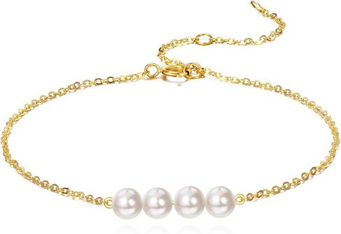 Kecho 14k Gold Gold Freshwater Bracelet Pearl Starled 14K Gold Gold Jewelry Minivary Hift For Women in Saudi Arabia