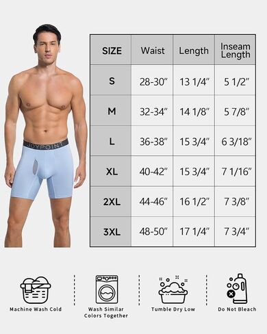 ملابس داخلية للرجال ، رايون مصنوعة من ملخصات Bamboo Boxer ، Ultra Soft Breatable ، لا ركوب الساق ، 5 حزمة in Saudi Arabia