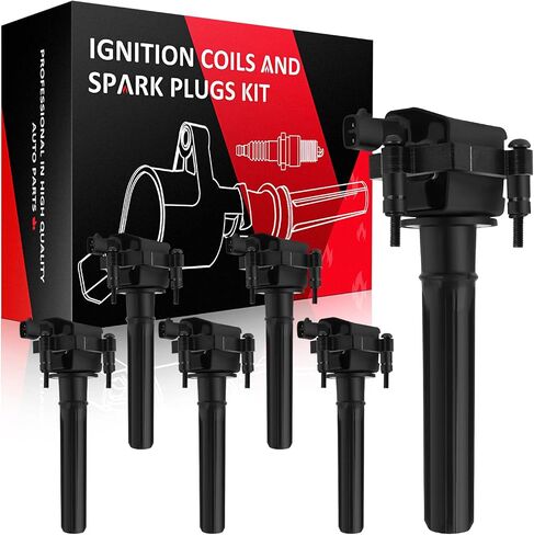 SCITOO Set of 6 Ignition Coil Pack for Chrysler for Dodge for Plymouth for Magnum Concorde Pacific Intrepid LHS Automobiles Fit for OE C1178 UF269 UF395 5C1094 IC261 in Saudi Arabia